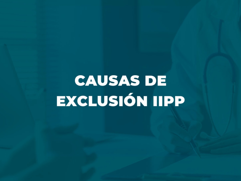 Reconocimiento Médico y Causas de Exclusión IIPP